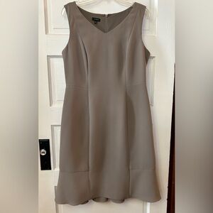 Talbot V Neck Flounce Hem Dress